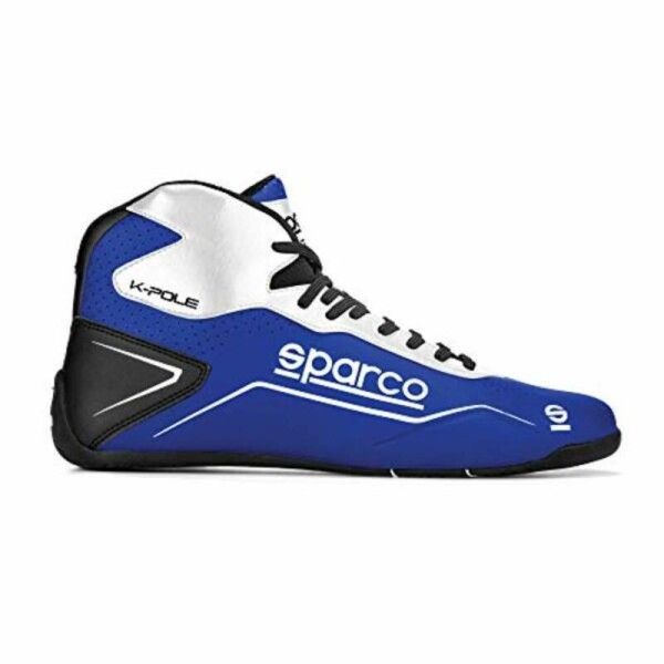 Rennstiefel Sparco K-POLE Blau / Wei&szlig; Gr&ouml;&szlig;e 38