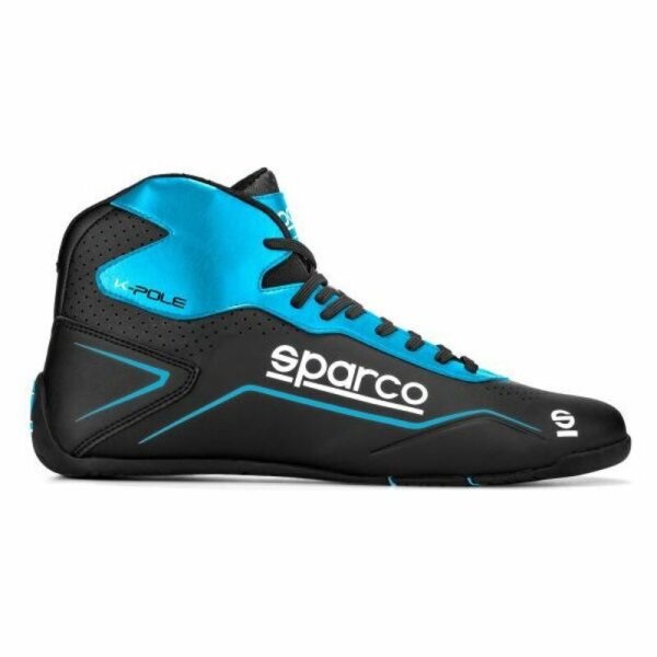 Rennstiefel Sparco K-POLE Schwarz/Blau Gr&ouml;&szlig;e 46