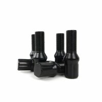 Set Muttern OMP 27 mm Schwarz 20 uds M12 x 1,25