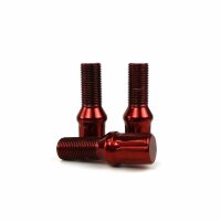 Set Muttern OMP 27 mm Rot 20 uds M12 x 1,50