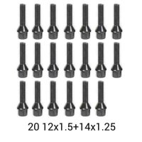 Set Distanzst&uuml;cke OMP 5 x 120 72,5 M12 x 1,50 + M14 x 1,25 60 mm