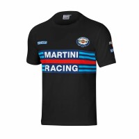 Kurzarm-T-Shirt Sparco MARTINI RACING Schwarz...