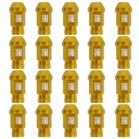 Set Muttern OMP Gold 40 mm 20 uds M12 x 1,50