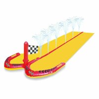 Wasserrutsche Racing Sprinkler Swim Essentials Gelb