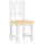 vidaXL 3-tlg. Kindertisch und Stuhl-Set Weiß und Beige MDF