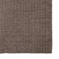 vidaXL Teppich Natur Sisal 80x300 cm Braun