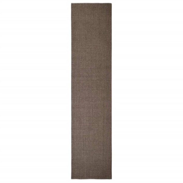 vidaXL Teppich Natur Sisal 80x350 cm Braun