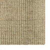 vidaXL Teppich Natur Sisal 80x250 cm Taupe