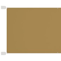 vidaXL Senkrechtmarkise Beige 60x270 cm Oxford-Gewebe