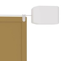 vidaXL Senkrechtmarkise Beige 60x420 cm Oxford-Gewebe