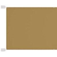 vidaXL Senkrechtmarkise Beige 180x360 cm Oxford-Gewebe