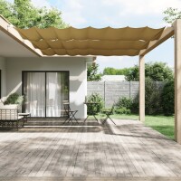 vidaXL Senkrechtmarkise Beige 180x360 cm Oxford-Gewebe