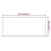 vidaXL Senkrechtmarkise Terrakotta 180x270 cm Oxford-Gewebe