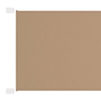 vidaXL Senkrechtmarkise Taupe 60x270 cm Oxford-Gewebe