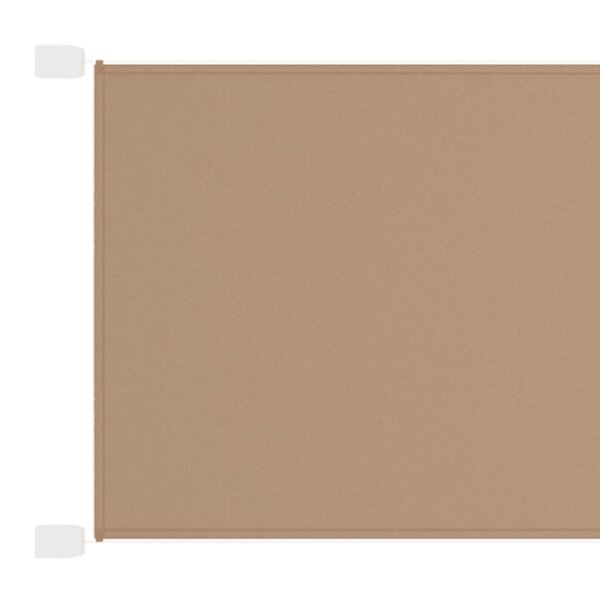 vidaXL Senkrechtmarkise Taupe 100x420 cm Oxford-Gewebe