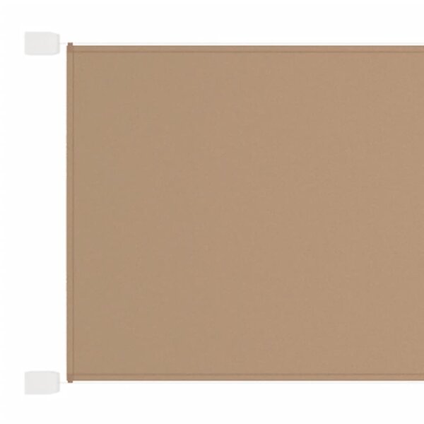 vidaXL Senkrechtmarkise Taupe 140x360 cm Oxford-Gewebe