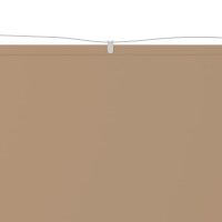 vidaXL Senkrechtmarkise Taupe 140x360 cm Oxford-Gewebe