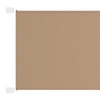 vidaXL Senkrechtmarkise Taupe 180x600 cm Oxford-Gewebe