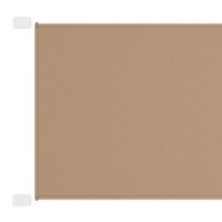 vidaXL Senkrechtmarkise Taupe 200x420 cm Oxford-Gewebe