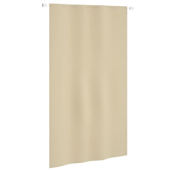 vidaXL Balkon-Sichtschutz Beige 140x240 cm Oxford-Gewebe