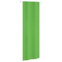 vidaXL Balkon-Sichtschutz Hellgr&uuml;n 80x240 cm Oxford-Gewebe