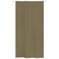 vidaXL Balkon-Sichtschutz Taupe 140x240 cm Oxford-Gewebe