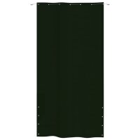 vidaXL Balkon-Sichtschutz Dunkelgr&uuml;n 140x240 cm Oxford-Gewebe