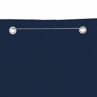 vidaXL Balkon-Sichtschutz Blau 80x240 cm Oxford-Gewebe