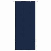 vidaXL Balkon-Sichtschutz Blau 100x240 cm Oxford-Gewebe