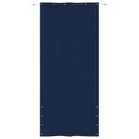 vidaXL Balkon-Sichtschutz Blau 120x240 cm Oxford-Gewebe