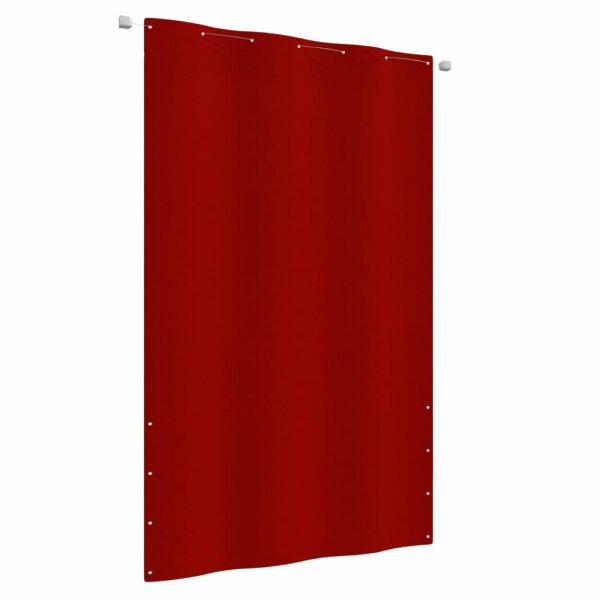 vidaXL Balkon-Sichtschutz Rot 140x240 cm Oxford-Gewebe