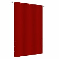 vidaXL Balkon-Sichtschutz Rot 140x240 cm Oxford-Gewebe