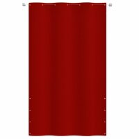 vidaXL Balkon-Sichtschutz Rot 140x240 cm Oxford-Gewebe