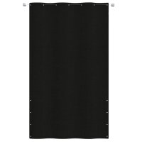 vidaXL Balkon-Sichtschutz Schwarz 140x240 cm Oxford-Gewebe