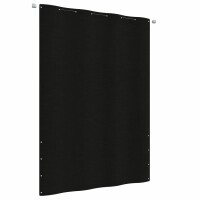 vidaXL Balkon-Sichtschutz Schwarz 160x240 cm Oxford-Gewebe