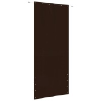 vidaXL Balkon-Sichtschutz Braun 120x240 cm Oxford-Gewebe