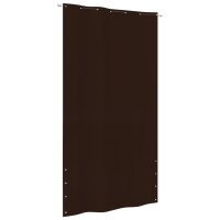 vidaXL Balkon-Sichtschutz Braun 140x240 cm Oxford-Gewebe