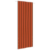 vidaXL Balkon-Sichtschutz Orange und Braun 80x240 cm...