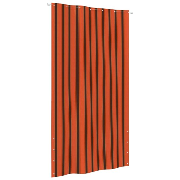 vidaXL Balkon-Sichtschutz Orange und Braun 140x240 cm Oxford-Gewebe