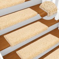 vidaXL Stufenmatten 10 Stk. 65x21x4 cm Braun
