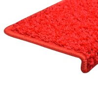 vidaXL Stufenmatten 10 Stk. 65x21x4 cm Rot