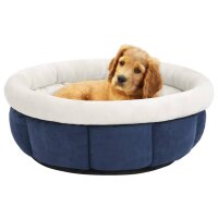 vidaXL Hundebett 50x50x22 cm Blau