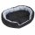 vidaXL Hundekissen Wendbar und Waschbar Grau und Schwarz 110x80x23 cm