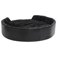 vidaXL Hundebett Schwarz 99x89x21 cm Pl&uuml;sch und Kunstleder