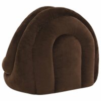 vidaXL Katzenbett 40x40x35 cm Braun und Creme