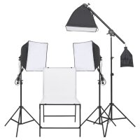 vidaXL Fotostudio-Beleuchtung Set mit Aufnahmetisch