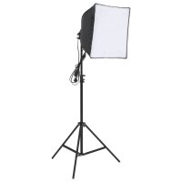 vidaXL Fotostudio-Beleuchtung Set mit Aufnahmetisch