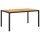 vidaXL 5-tlg. Garten-Essgruppe Poly Rattan Schwarz