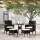 vidaXL 5-tlg. Garten-Lounge-Set Poly Rattan Schwarz