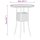 vidaXL 5-tlg. Garten-Lounge-Set Poly Rattan Schwarz